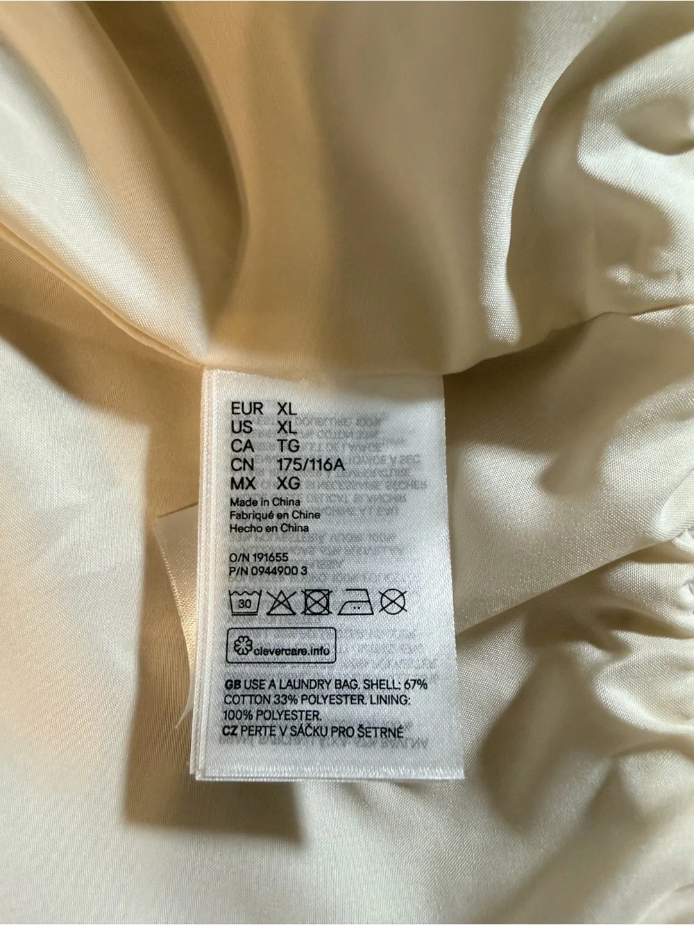 H&M Jacket Mauve Bouclé Fringe Button Front Collared Coatigan - Picture 13 of 14